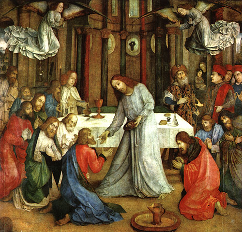 Joos van Ghent The Institution of the Eucharist